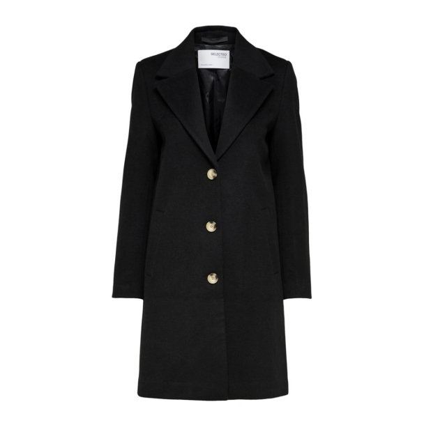 New Sasja Wool Coat - Black - Image 2