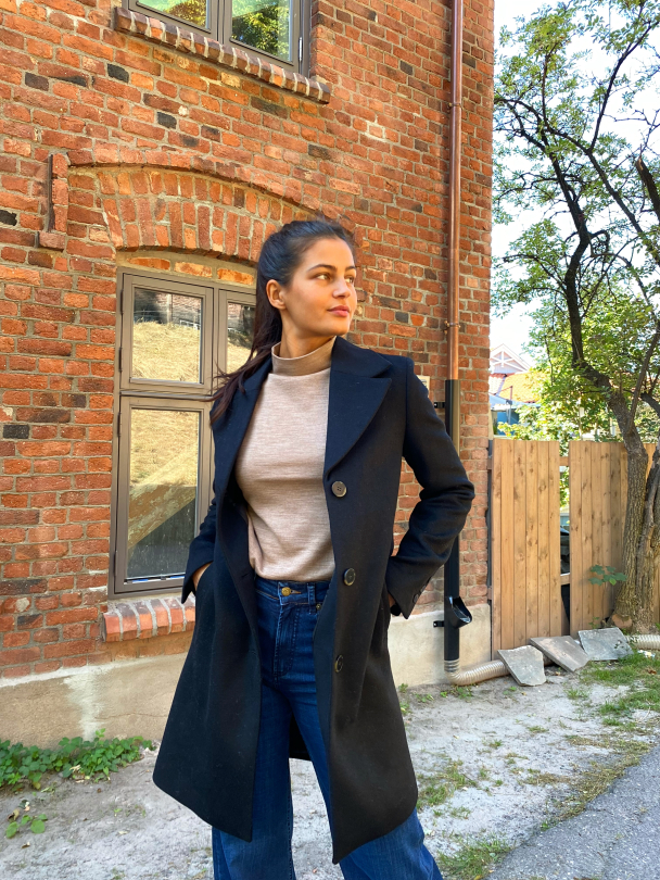 New Sasja Wool Coat - Black - Image 5