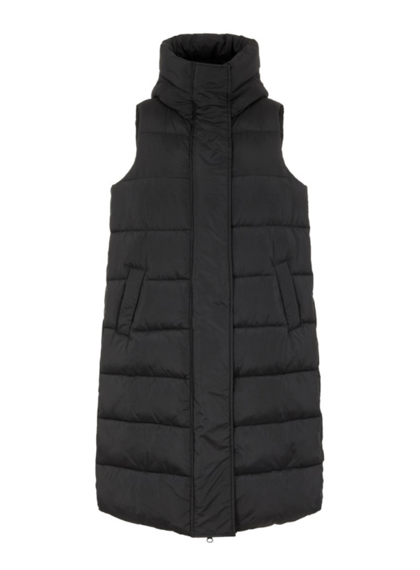 Lira Padded Vest - Black  - Image 2