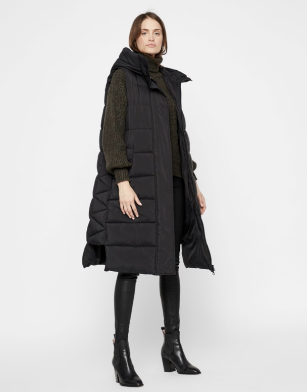 Lira Padded Vest - Black  - Image 3