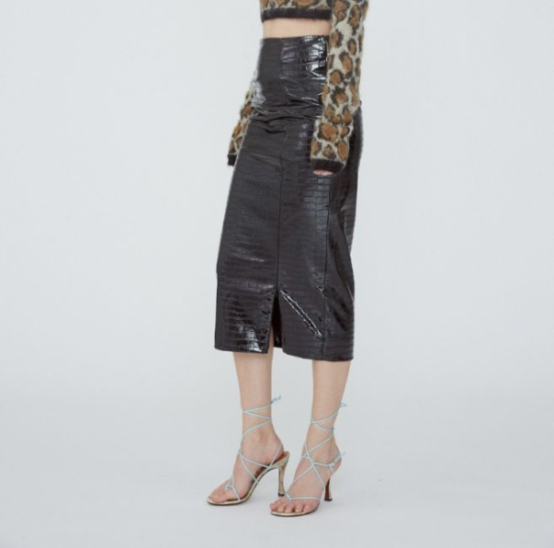 Leeds Pencil Skirt - Black  - Image 3