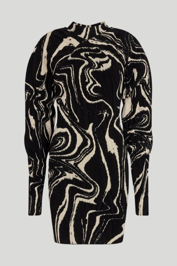 Kendra Knit Dress - Ecru Comb - Image 5