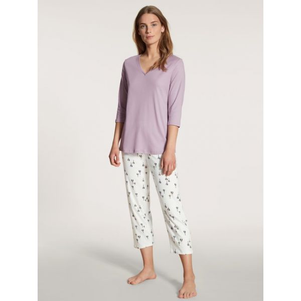 'Balloon nights' 7/8 pyjama, lavender frost