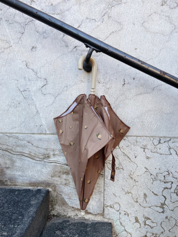 KONGES SLØJD - KIDS UMBRELLA LEMON BROWN - Image 2