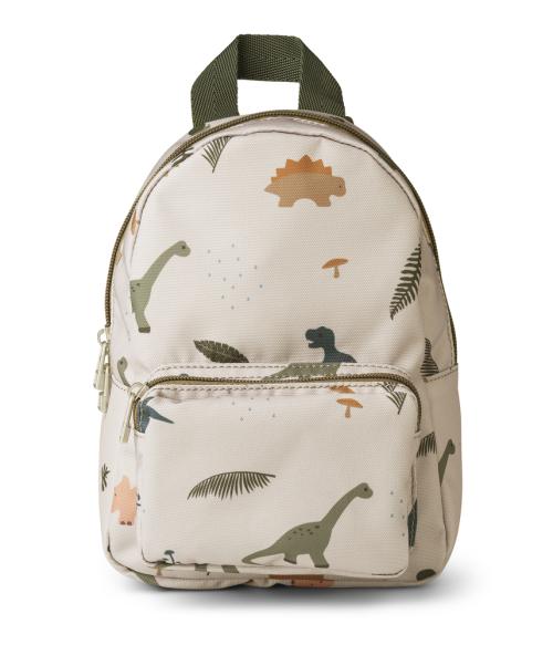 LIEWOOD - SAXO MINI BACKPACK DINO DARK SANDY MIX