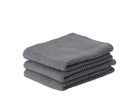 Kjøkkenklut Cool Grey 3 stk
