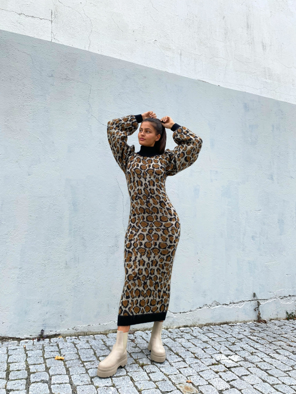 Belinda Dress - Dijon Comb - Image 6
