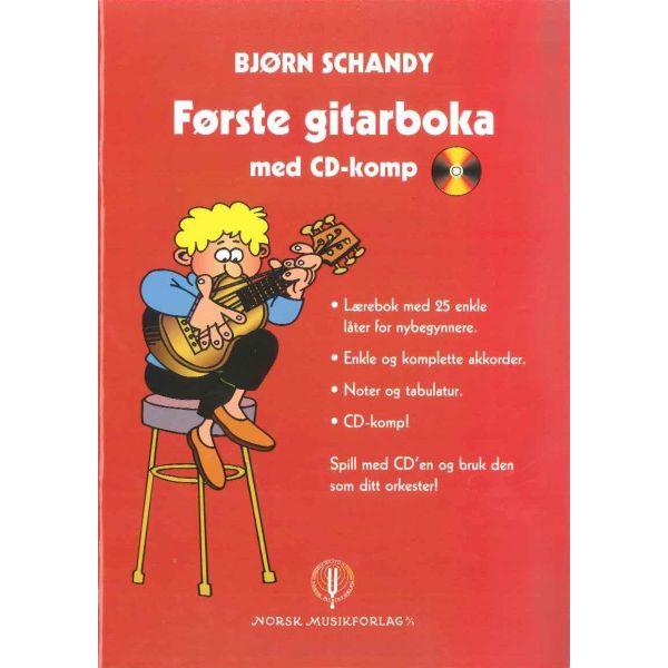 FØRSTE GITARBOKA MED CD-KOMP