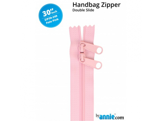 Glidelås pale pink 30 inch