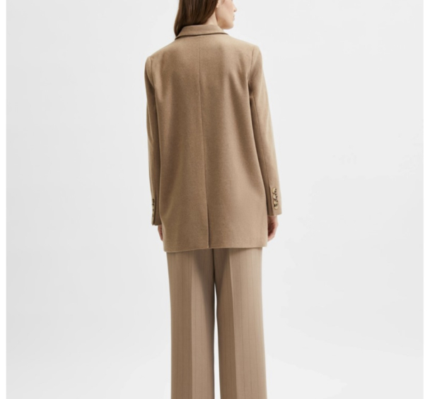 Regina Double Breasted Wool Blazer - Amphora  - Image 4