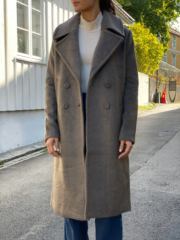 Vicana Wool Coat - Falcon  - Image 1