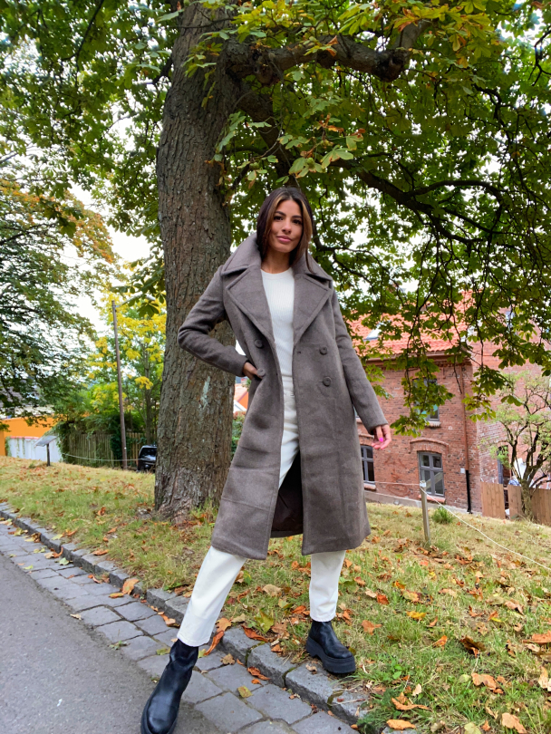 Vicana Wool Coat - Falcon  - Image 3