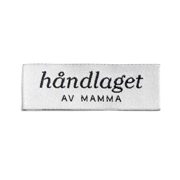 Merkelapp - Håndlaget av mamma