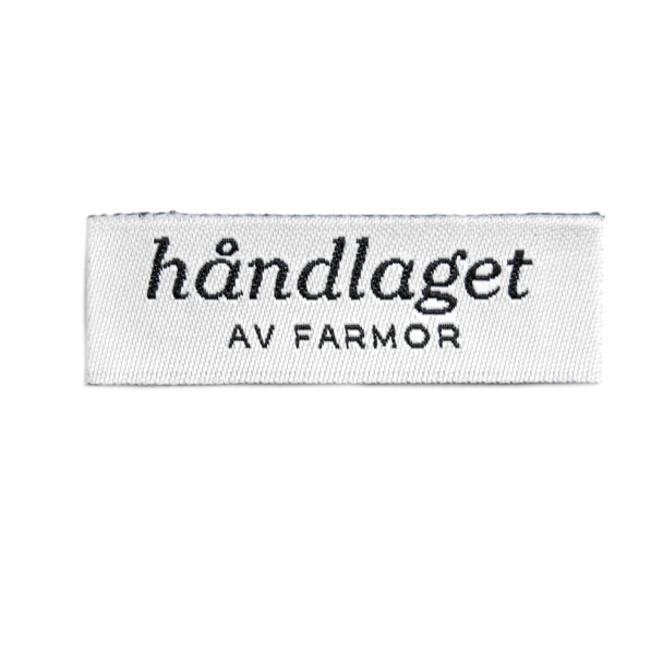 Merkelapp - Håndlaget av farmor