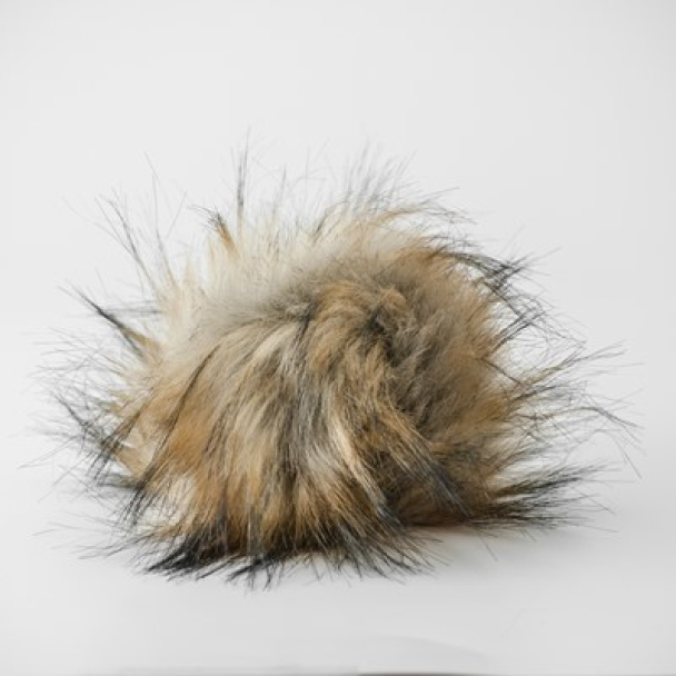 Dusk i fuskepels - 110mm Brun