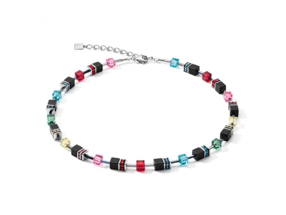 GEOCUBE Necklace Matt Rainbow 