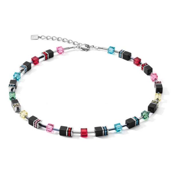 GEOCUBE Necklace Matt Rainbow 