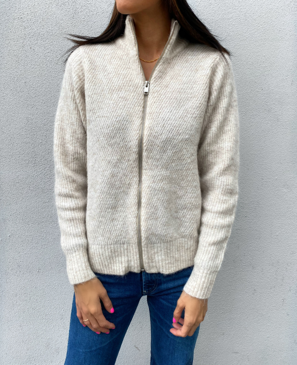 Linna - Mia Knit Highneck Cardigan  - Image 1