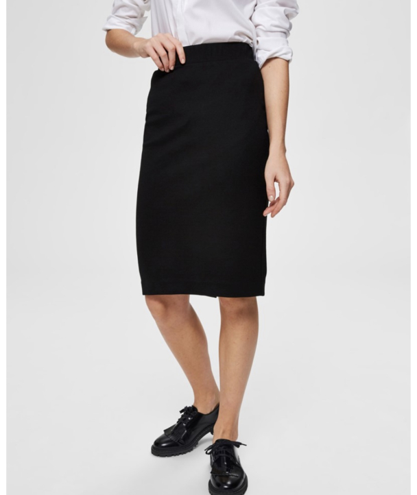 Shelly Pencil Skirt - Black  - Image 3