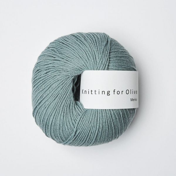 Støvet Aqua - Merino - Knitting for Olive
