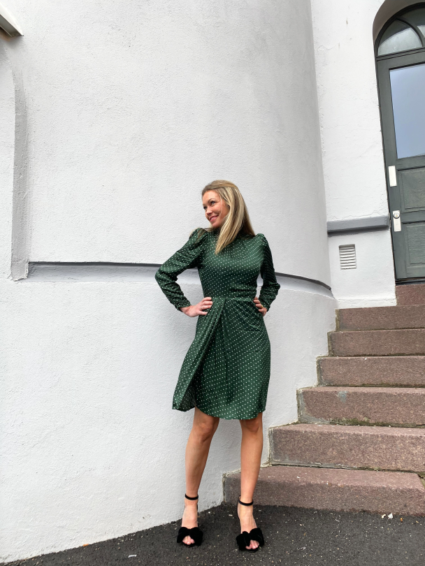 Sofia Dress Bottle Green - Image 4
