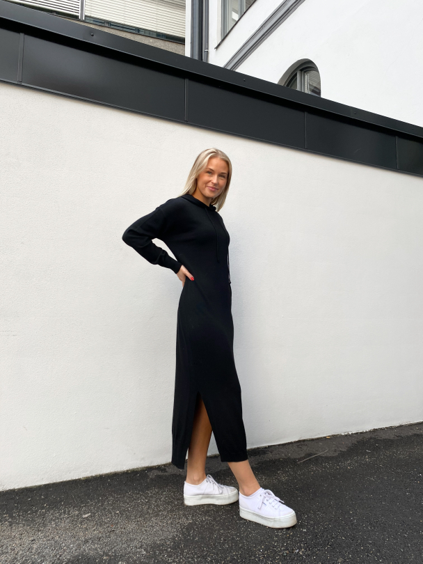 Mac Hoodie Dress INH - Black  - Image 2