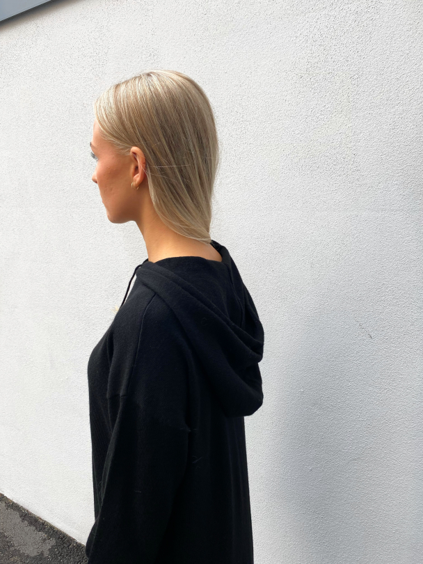 Mac Hoodie Dress INH - Black  - Image 5