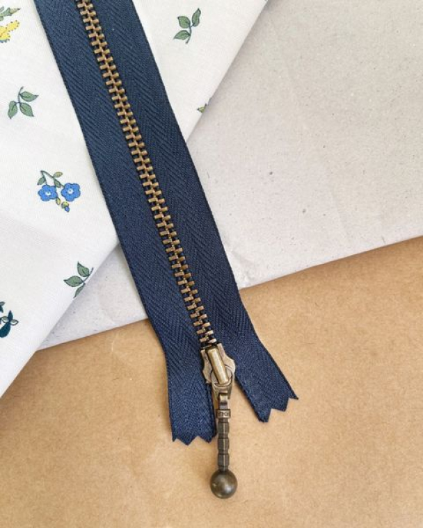 Glidelås til Honey clutch 17 cm Navy