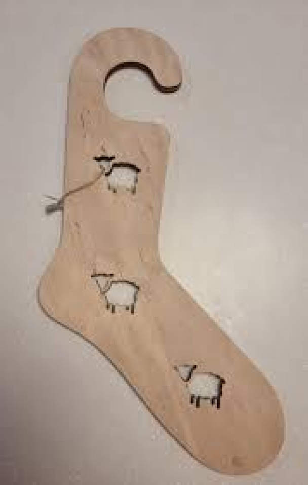 Sokkeblokker i tre str. 38-40