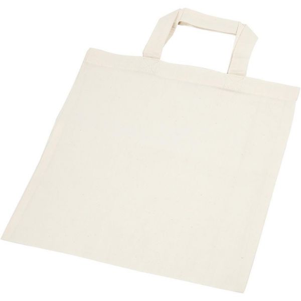 Mulepose/shopping bag m/hank 30x33cm