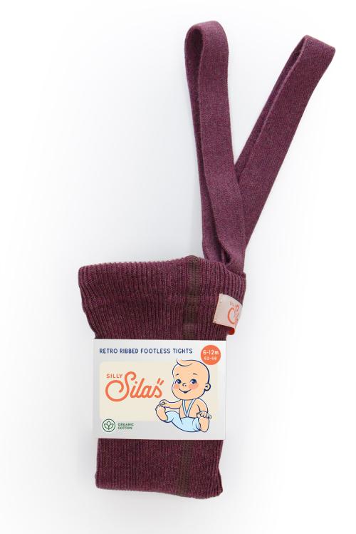 Silly Silas | Footless Tights - Fig Blend