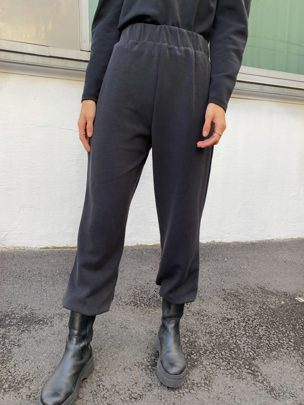Flora Sweat Pant - Black  - Image 1
