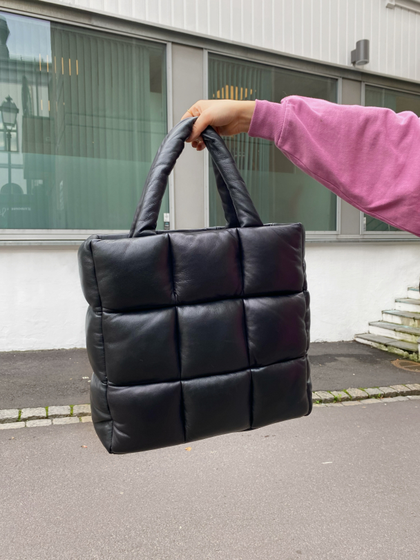 Assante Puff Bag - Black  - Image 1