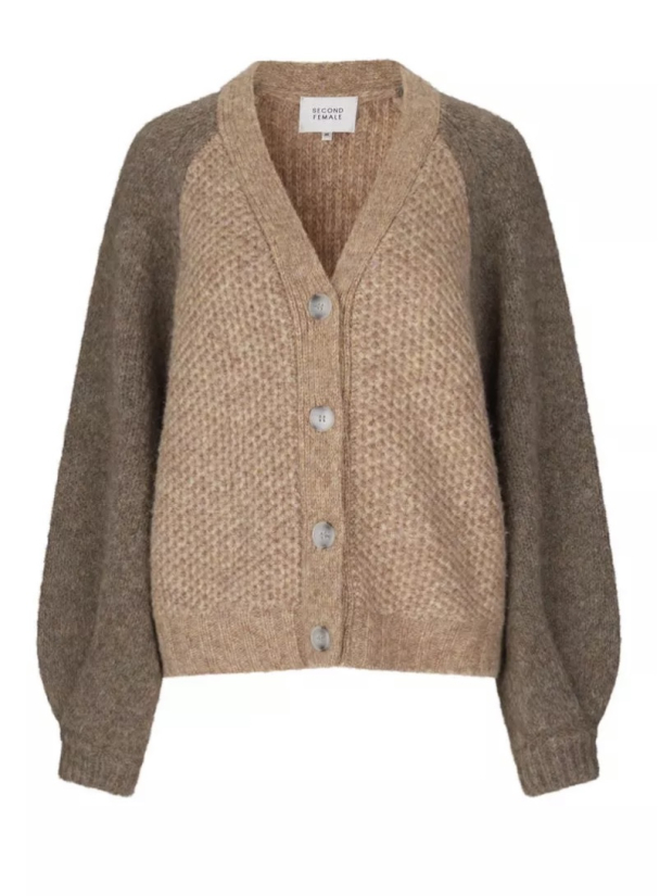 Gunhild Knit Cardigan - Dessert Palm  - Image 2