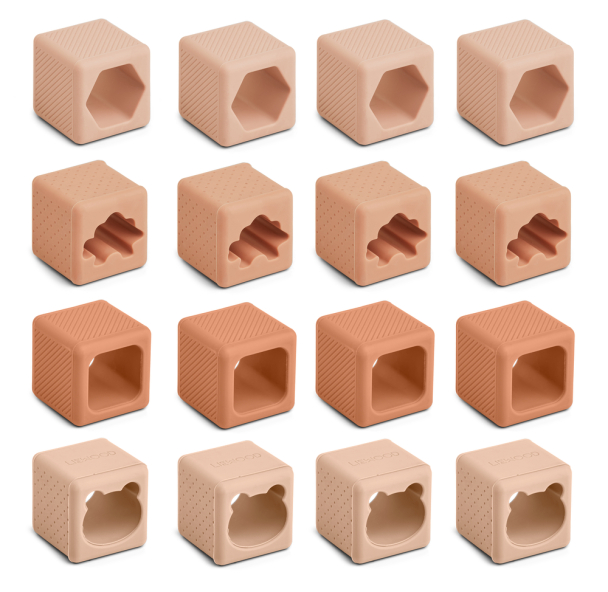 Liewood | Loren Building Blocks 16-pk - Tuscany Rose Mix - Image 4