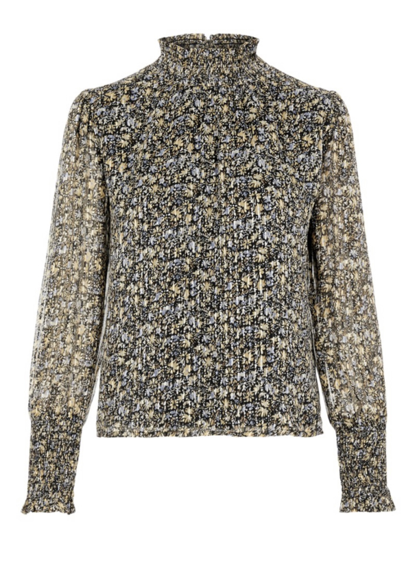 Sikka Top - Black/Sikka Print  - Image 2