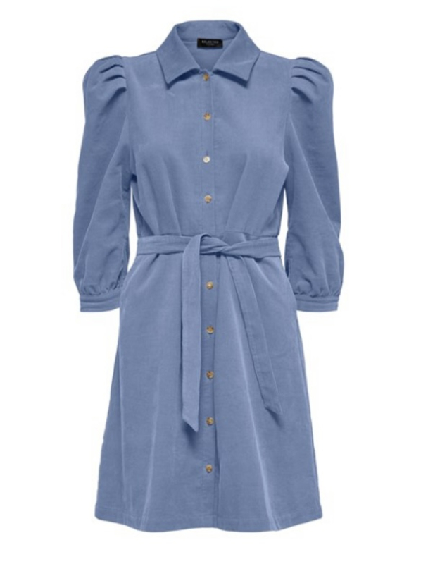 Olivia - Olli 7/8 Corduroy Dress - Country Blue - Image 4