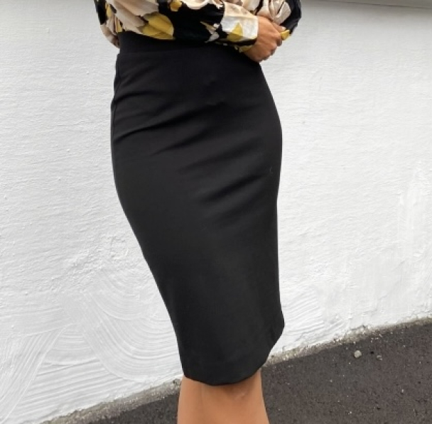 Shelly Pencil Skirt - Black  - Image 1