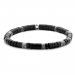 Matt Grey and Black Agate Bracelet