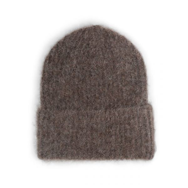 Silje Mohair Hat Brown