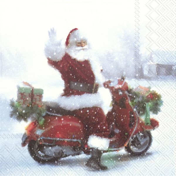 Santas scooter – Lunsj