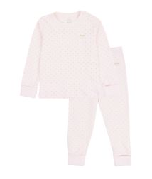 Livly | Saturday Todelt Sett - Pink/Gold Dots