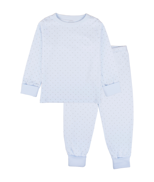 Livly | Saturday Todelt Sett - Blue/Silver Dots