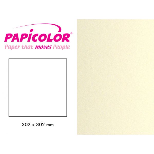 Papicolor Perlemor 302x302mm – 331 Metallic Ivory 