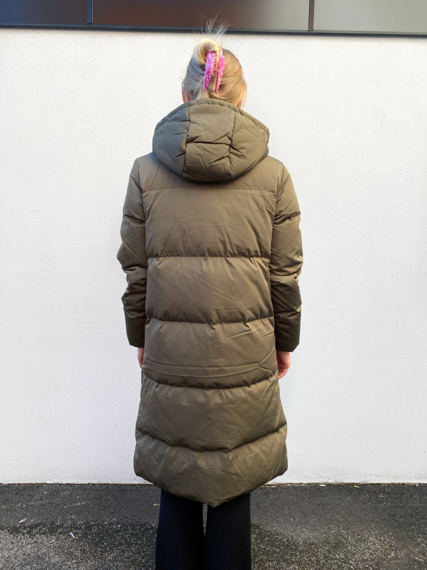 New Nima Down Coat - Tarmac - Image 5