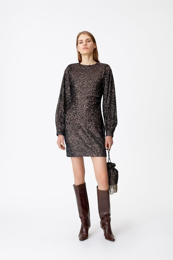 Cloris Short Dress - Carafe Sequins - Image 2
