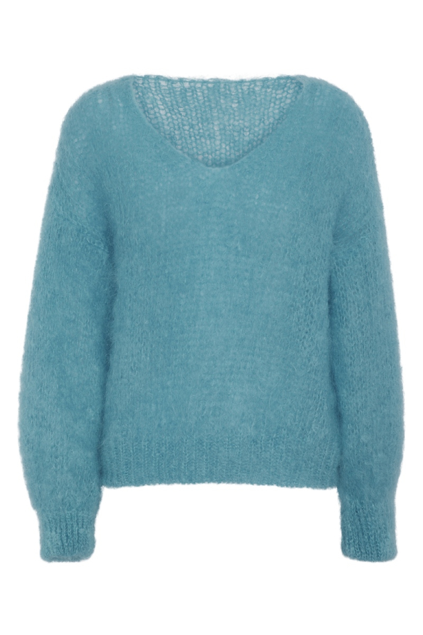 Milana Mohair Knit - Turquoise - Image 2