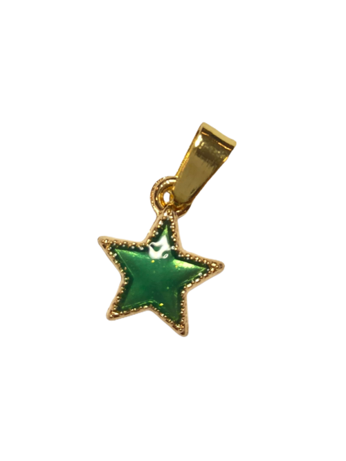 Stjerne grønn charms