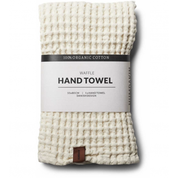Waffle hand towels - Shell