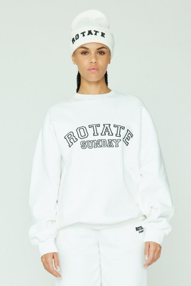 Iris Crewneck - brilliant White  - Image 4